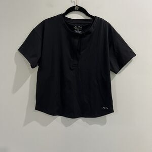 Alta Kenzie Two Pocket Scrub Top Royal Blue Size Medium Women’s Uniform Nurse‎